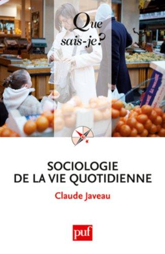 Sociologie de la vie quotidienne