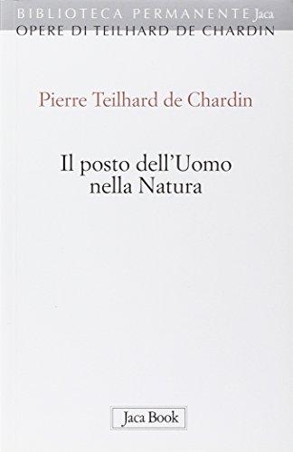 Il posto dell'uomo nella natura. Struttura e direzioni evolutive