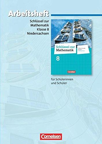 Schlüssel zur Mathematik - Differenzierende Ausgabe Niedersachsen: 8. Schuljahr - Arbeitsheft mit eingelegten Lösungen