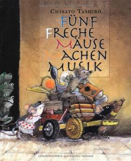 Fünf freche Mäuse machen Musik