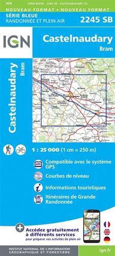 Castelnaudary-Bram 1:25 000