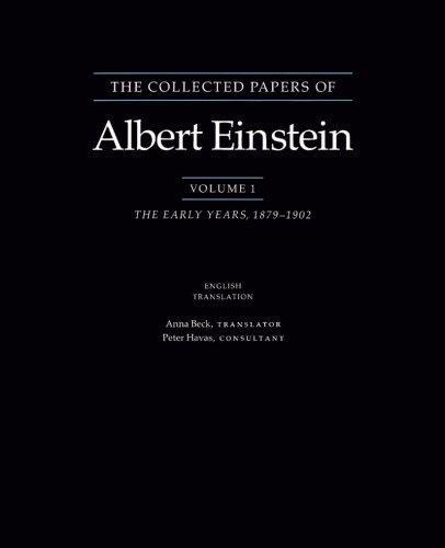 The Collected Papers of Albert Einstein, Volume 1