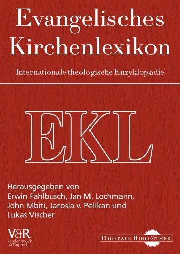 Evangelisches Kirchenlexikon (EKL), 1 CD-ROM Internationale theologische Enzyklopädie. Für Windows 95/98/ME/NT/2000/XP und MacOS 10.2 oder höher