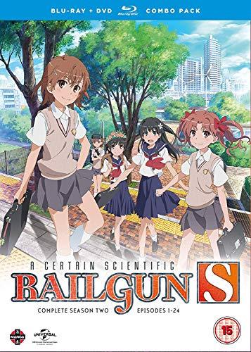 A Certain Scientific Railgun Complete Season 2 Collection (Episodes 1-24) Blu-ray/DVD Combo [UK Import]