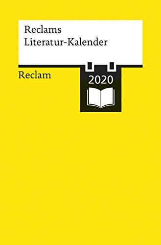 Reclams Literatur-Kalender 2020