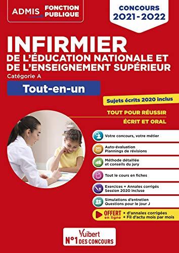 Infirmier de l'Education nationale et de l'Enseignement supérieur, catégorie A : tout-en-un : concours 2021-2022