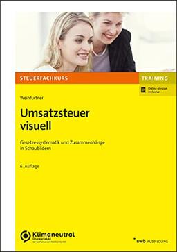 Umsatzsteuer visuell: Gesetzessystematik und Zusammenhänge in Schaubildern. (Steuerfachkurs)