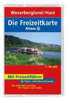 Die Allianz Freizeitkarte Weserbergland, Harz 1:100 000