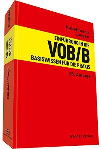 Einführung in die VOB/B: Basiswissen für die Praxis