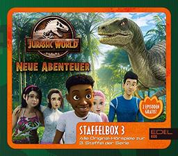 Jurassic World - Neue Abenteuer: Alle Original-Hörspiele zur 3. Staffel (Folge 17 - 26) - [Hörspiel-Staffelbox mit 3 CDs]