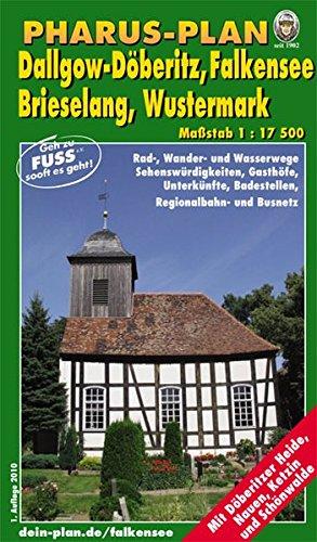 Pharus-Plan Dallgow-Döberitz, Falkensee, Brieselang, Wustermark: Maßstab 1 : 17 500