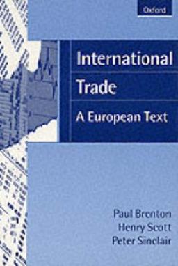 International Trade: A European Text