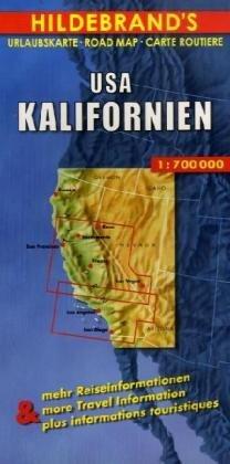 Hildebrand's Urlaubskarten, United States, California: Umgebungskarte v. Los Angeles. Stadtpläne von San Francisco, Los Angeles, San Diego, Las Vegas. Ortsregister (Hildebrand's USA Maps)