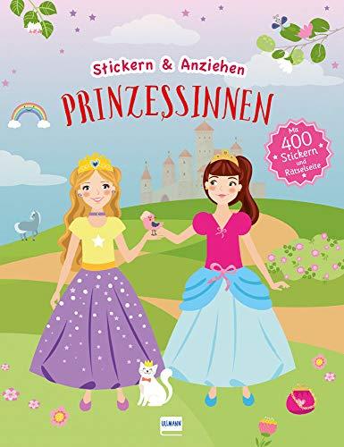 Prinzessinnen (Anziehpuppen, Anziehpuppen-Sticker): Stickern und Anziehen, mit über 450 Stickern