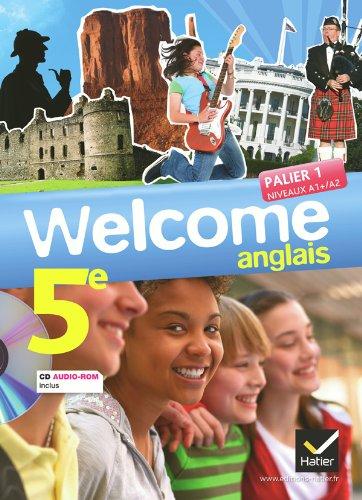 Welcome, anglais 5e : CD audio-ROM inclus