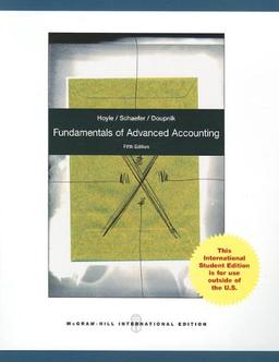 Fundamentals of Advanced Accounting