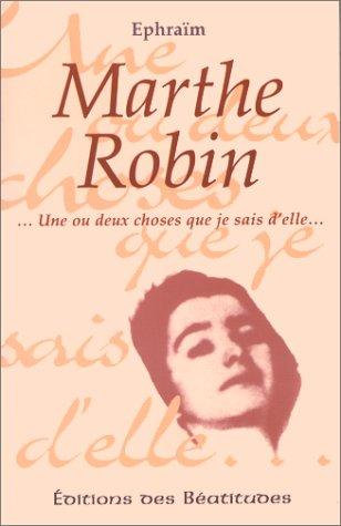 Marthe : une ou deux choses que je sais d'elle...