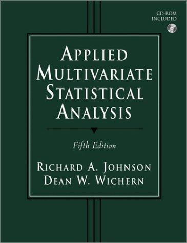 Applied Multivariate Statistical Analysis