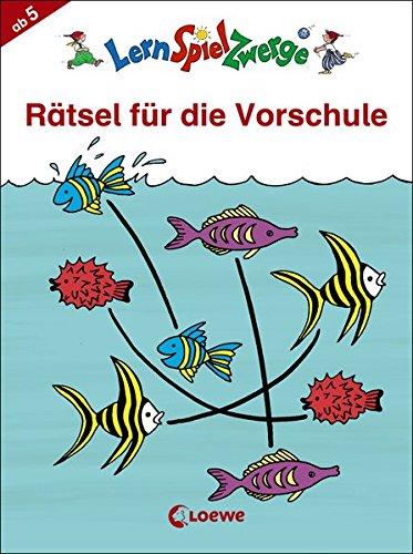 LernSpielZwerge - Rätsel für die Vorschule (LernSpielZwerge - Mal- und Rätselblocks)