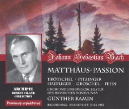 Bach: Matthäus Passion