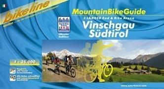 Bikeline MountainBikeGuide Vinschgau Südtirol. 3 Länder Rad & Bike Arena. 1:35.000, wetterfest/reißfest