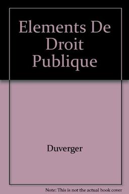 Elements De Droit Publique (THEMIS)