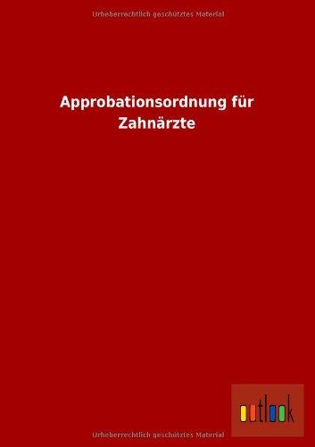 Approbationsordnung für Zahnärzte