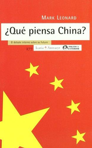 QUÉ PIENSA CHINA? (Antrazyt, Band 277)