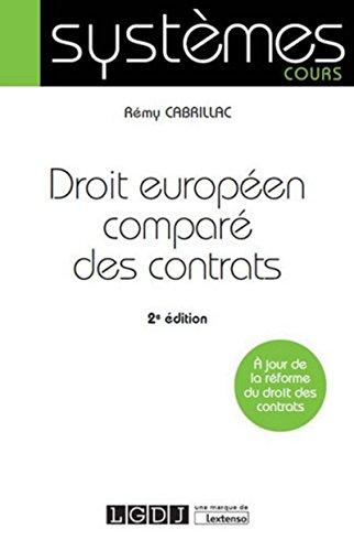 Droit européen comparé des contrats