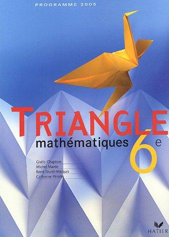 Mathématiques 6e : programme 2005