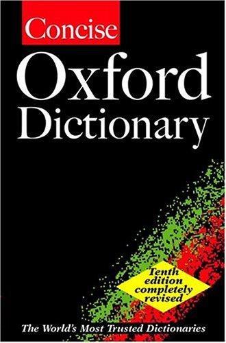 The Concise Oxford Dictionary