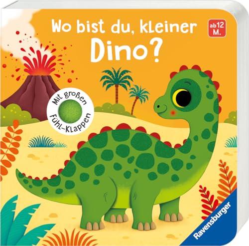 Wo bist du, kleiner Dino?: Mit großen Fühl-Klappen