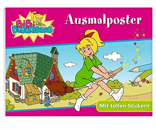 Bibi Blocksberg: Ausmalposter: Mit tollen Stickern