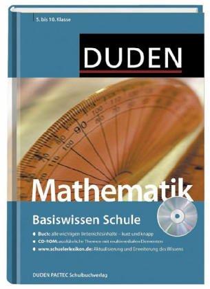 Duden Basiswissen Schule, m. CD-ROM, Mathematik