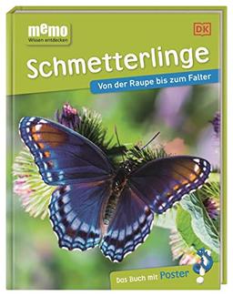 memo Wissen entdecken. Schmetterlinge: Von der Raupe bis zum Falter. Das Buch mit Poster!