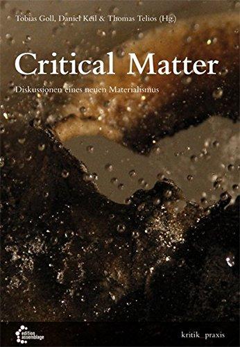 Critical Matter: Diskussionen eines neuen Materialismus (kritik_praxis)