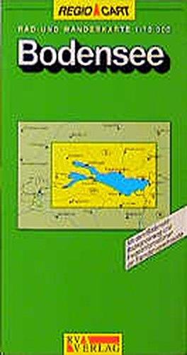 Bodensee: Wander- und Strassenkarte mit Freizeitinformationen. 1:75000