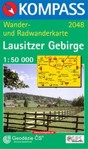 Lausitzer Gebirge (CZ): Wanderkarte mit Kurzführer und Radrouten. GPS-geeignet. 1:50000