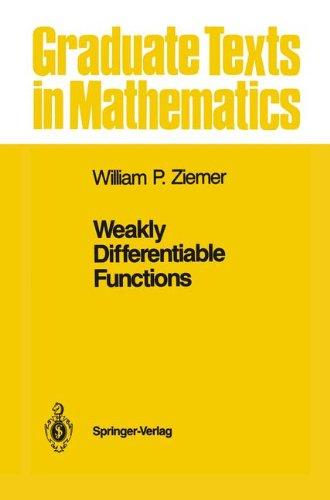 Weakly Differentiable Functions: Sobolev Spaces and Functions of Bounded Variation (Graduate Texts in Mathematics)