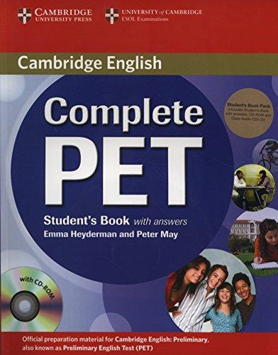 Complete PET Student's Book Pack (Student's Book with Answers with CD-ROM and Audio CDs (2))