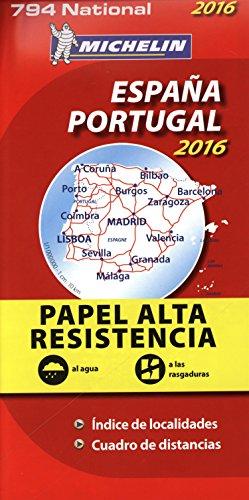 Mapa National España - Portugal "Alta Resistencia" (Mapas National Michelin)