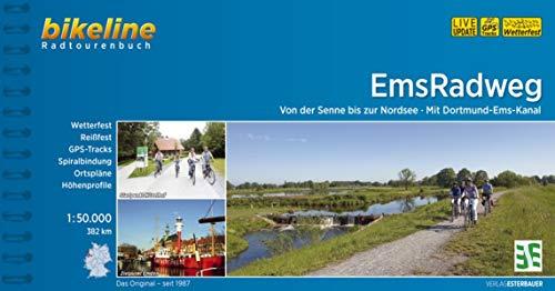 EmsRadweg: Von der Senne bis zur Nordsee - Mit Dortmund-Ems-Kanal. 1:50.000, 382 km, wetterfest/reißfest, GPS-Tracks Download, LiveUpdate (Bikeline Radtourenbücher)