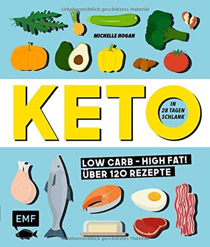 Keto – In 28 Tagen schlank: Low Carb High Fat! Über 120 Rezepte