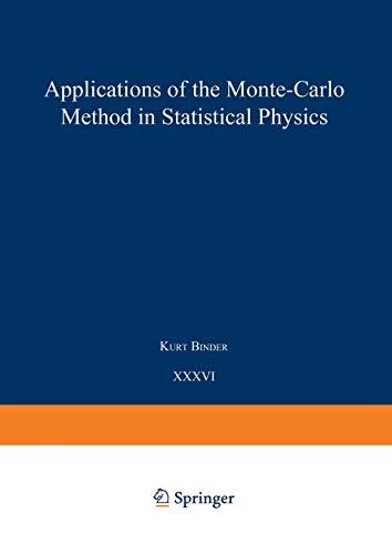 Applications of the Monte Carlo Method in Statistical Physics (Topics in Current Physics, Band 36)