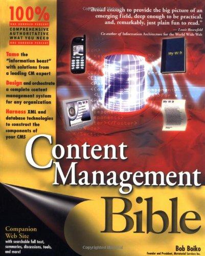 Content Management Bible (Bible (Wiley))