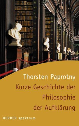 Kurze Geschichte der Philosophie der Aufklärung