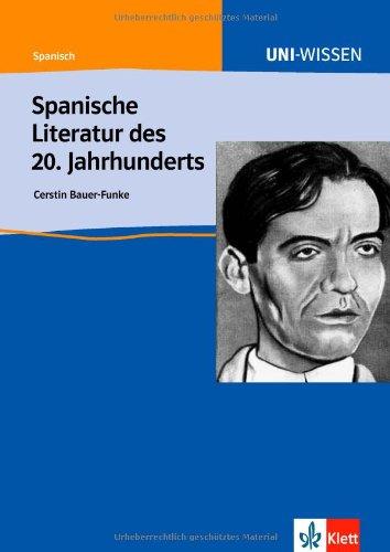 Spanische Literatur des 20. Jahrhunderts