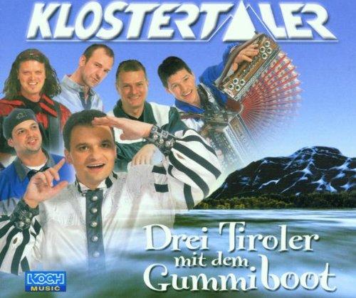 Drei Tiroler mit dem Gummiboot