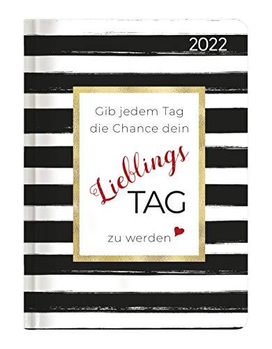 Minitimer Style Lieblingstag 2022 - Taschen-Kalender A6 - Weekly - 192 Seiten - Notiz-Buch - mit Info- und Adressteil - Alpha Edition