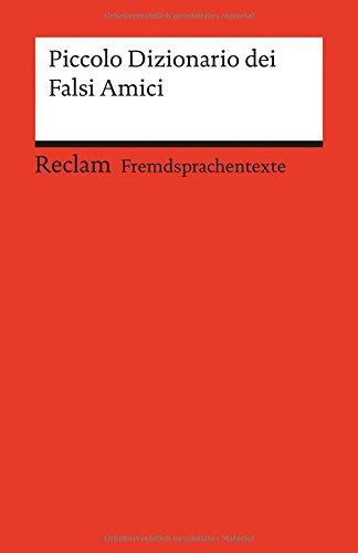 Piccolo Dizionario dei Falsi Amici (Reclams Universal-Bibliothek)